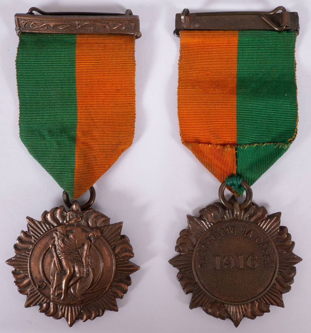 1916 Rising Service Medal to Battle of Ashbourne participant. at Whyte's Auctions