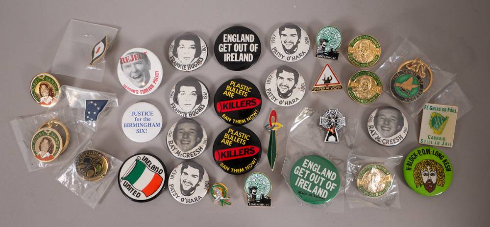 Northern Ireland collection of political badges, 1970s to 1980s (32) at Whyte's Auctions