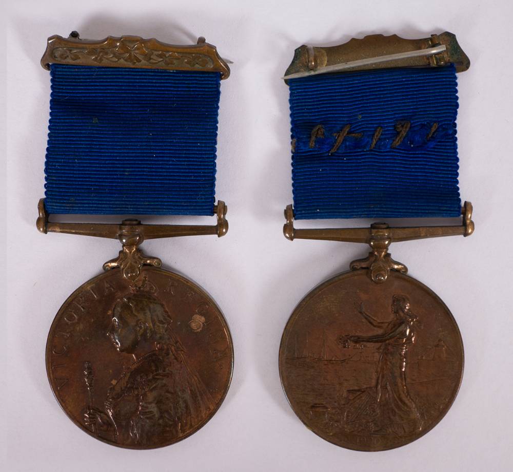 1900. Queen Victoria's Visit to Ireland, medal to a Dublin Metropolitan Police constable. at Whyte's Auctions