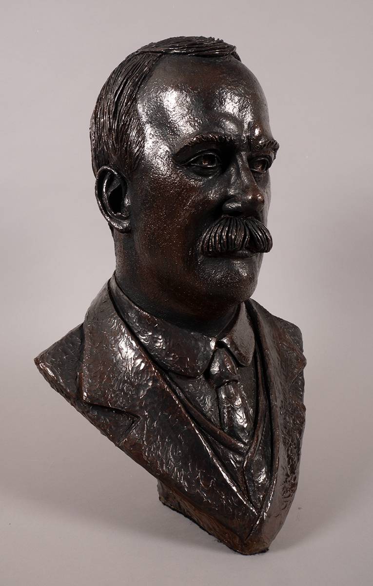[1916]. A life size bust of James Connolly by Steve Finney. at Whyte's Auctions