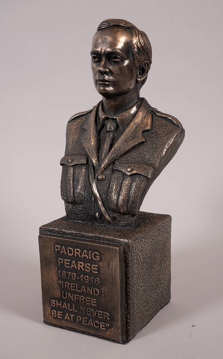 [1916]. Pdraig Pearse bust by Steve Finney at Whyte's Auctions