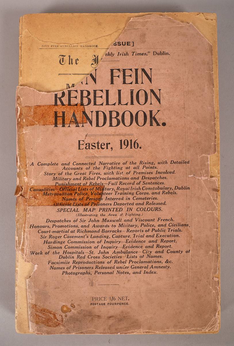 1916. Sinn Fein Rebellion Handbook, second (1917) edition. at Whyte's Auctions