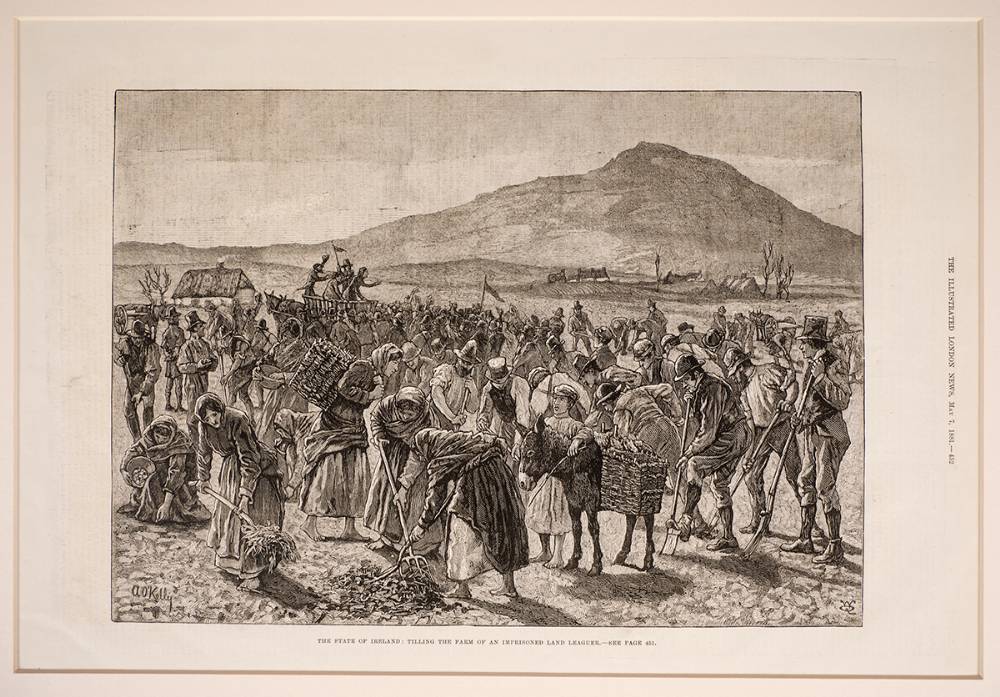 1881-1883  'Land Wars' collection of illustrations from Illustrated London News. (10) at Whyte's Auctions