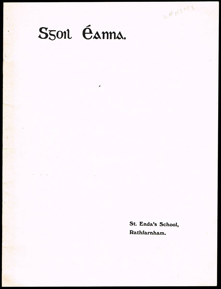 1910-1911 Scoil anna, Prospectus at Whyte's Auctions