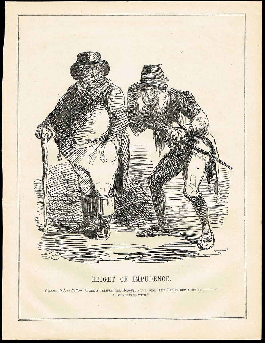 1845-1848. Punch cartoons of Irish interest. (40) at Whyte's Auctions