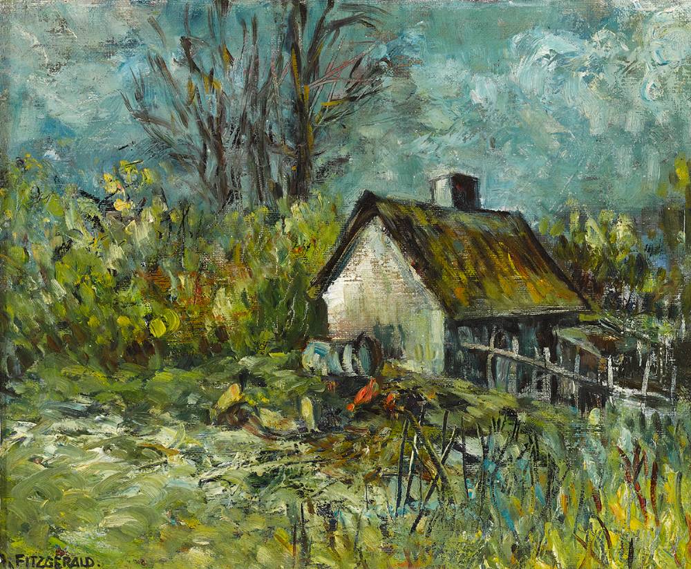 COTTAGE IN A LANDSCAPE by Anne Fitzgerald (b.1955) at Whyte's Auctions
