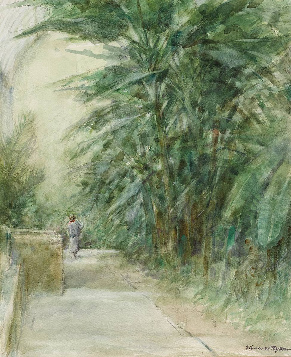 PALM HOUSE, BOTANICAL GARDENS, DUBLIN by Thomas Ryan PPRHA (1929-2021) at Whyte's Auctions
