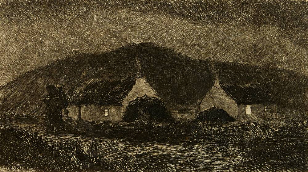 NIGHT IN ACHILL, 1916 by Estella Frances Solomons sold for 660 at Whyte's Auctions