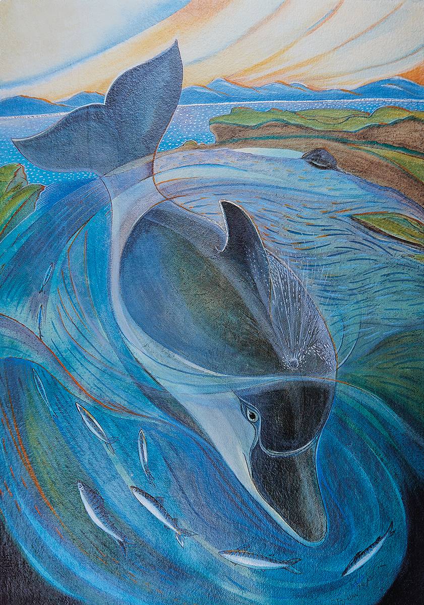 THE IRISH DOLPHIN by Pauline Bewick sold for 580 at Whyte's Auctions