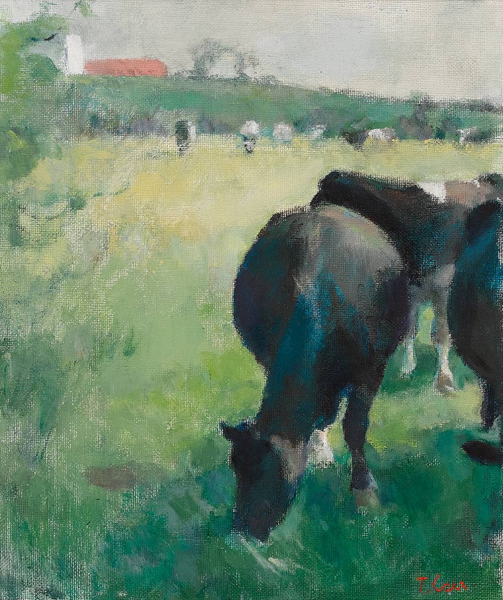 FIDDLER'S GREEN HERD by Tom Carr sold for 1,050 at Whyte's Auctions