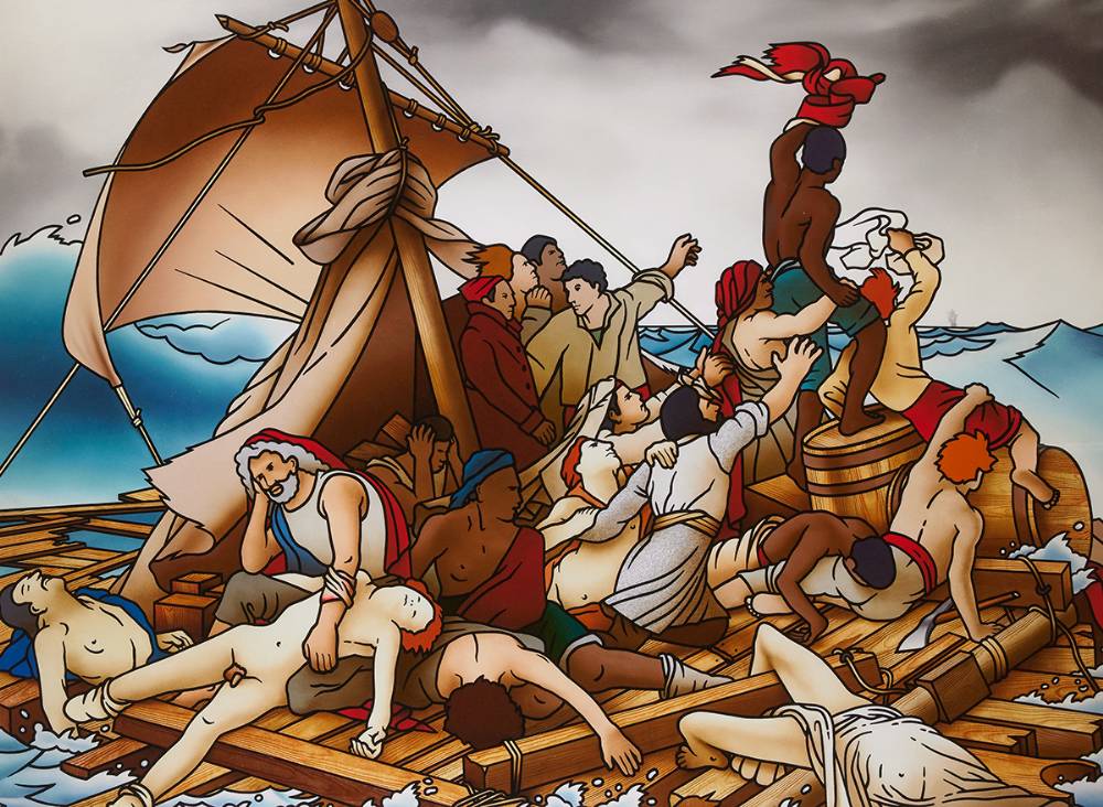 RAFT OF THE MEDUSA, 2008 by Robert Ballagh (b.1943) at Whyte's Auctions