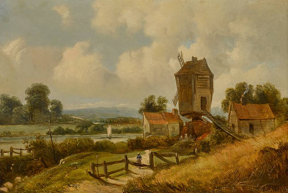 ON THE DARENT, KENT by Alfred Henry Vickers (British, 1834-1919) at Whyte's Auctions