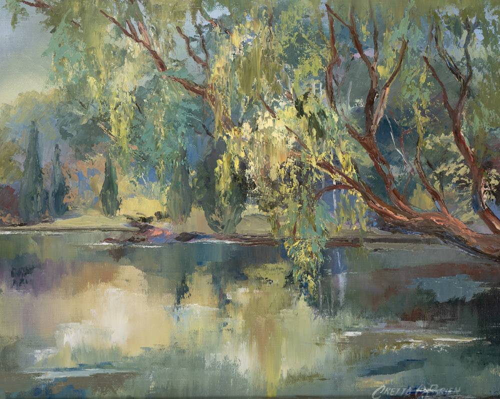 THE WILLOW TREE by Gretta O'Brien sold for 400 at Whyte's Auctions