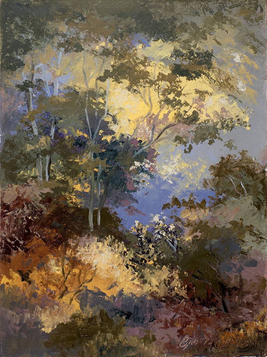 FOREST SCENE by Gretta O'Brien sold for 360 at Whyte's Auctions