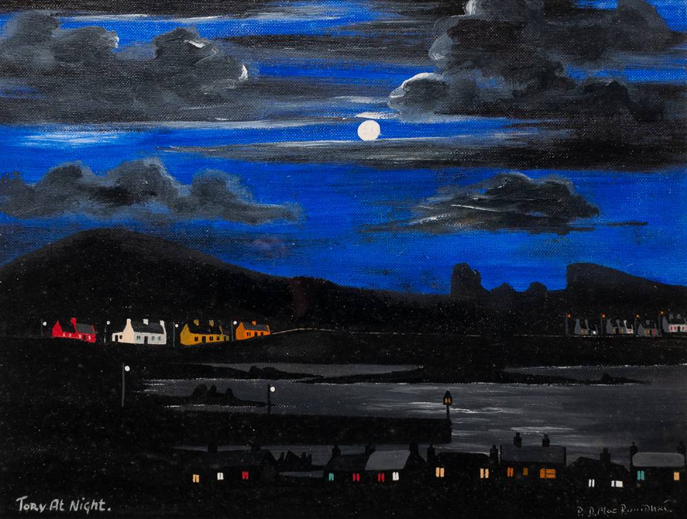 TORY HARBOUR AT NIGHT, COUNTY DONEGAL, 1997 by Patsy Dan Rodgers sold for 600 at Whyte's Auctions
