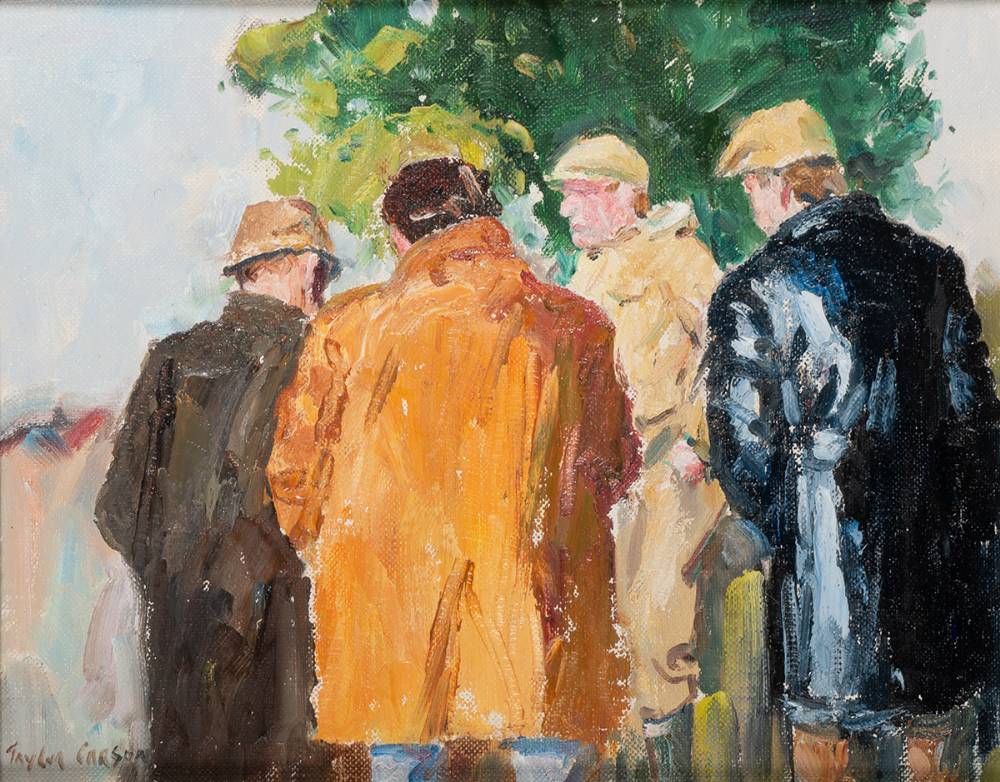 FAIR GROUP, 1988 by Robert Taylor Carson HRUA (1919-2008) at Whyte's Auctions