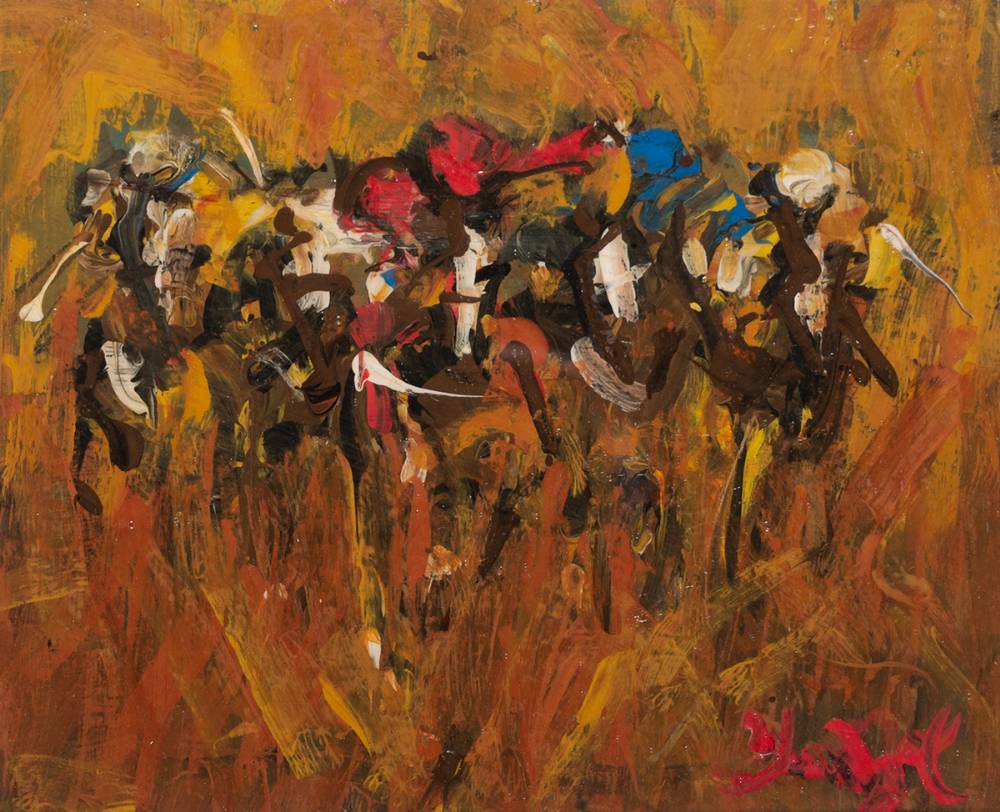 HORSE RACE by Marie Carroll sold for 150 at Whyte's Auctions
