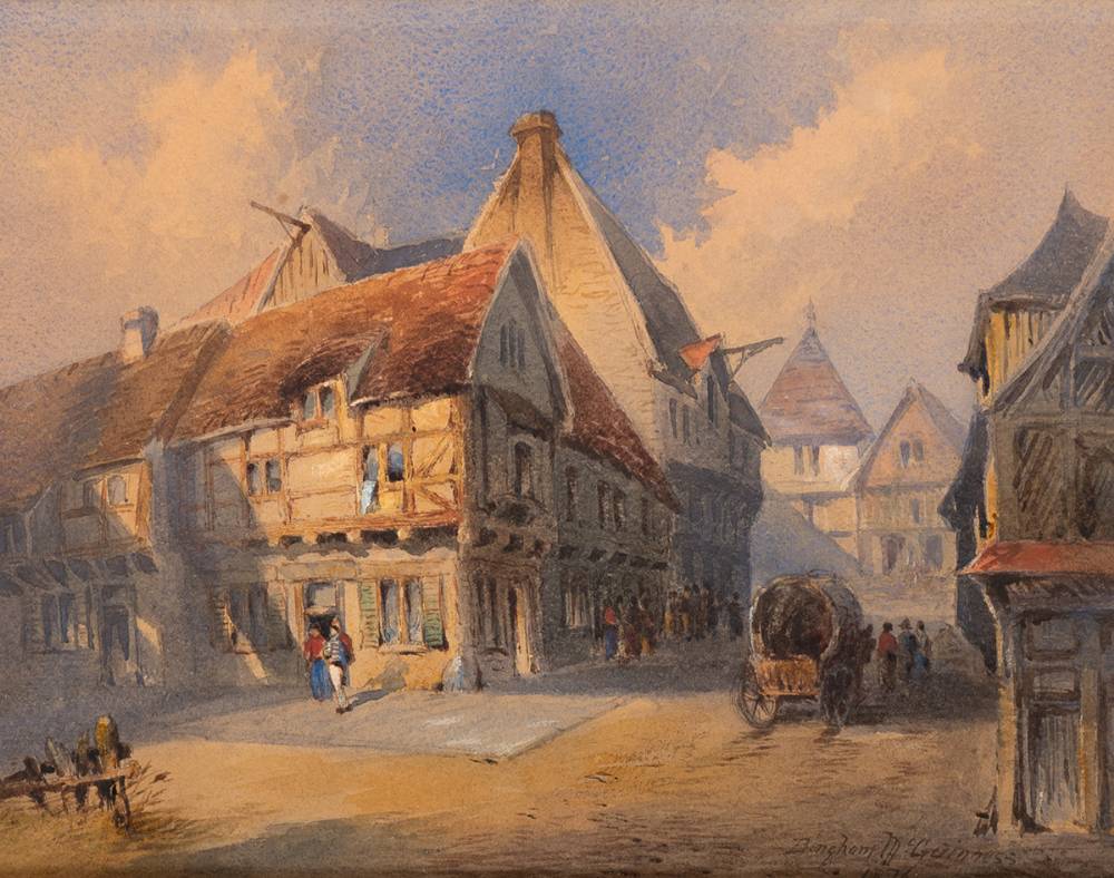 ESSEN, WESTPHALIA, 1876 by William Bingham McGuinness RHA (1849-1928) at Whyte's Auctions