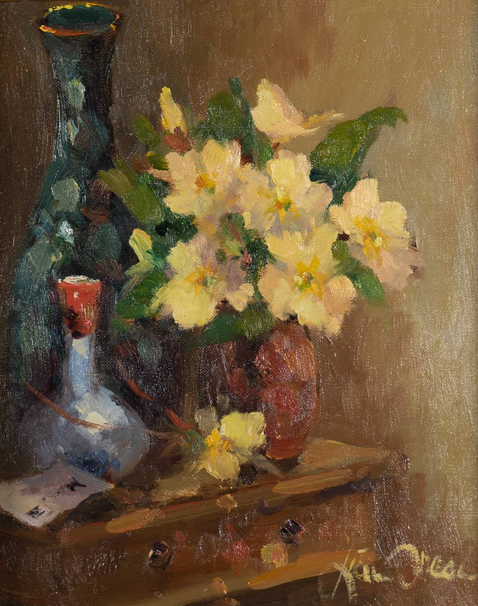 STILL LIFE WITH FLOWERS by Liam Treacy (1934-2004) at Whyte's Auctions
