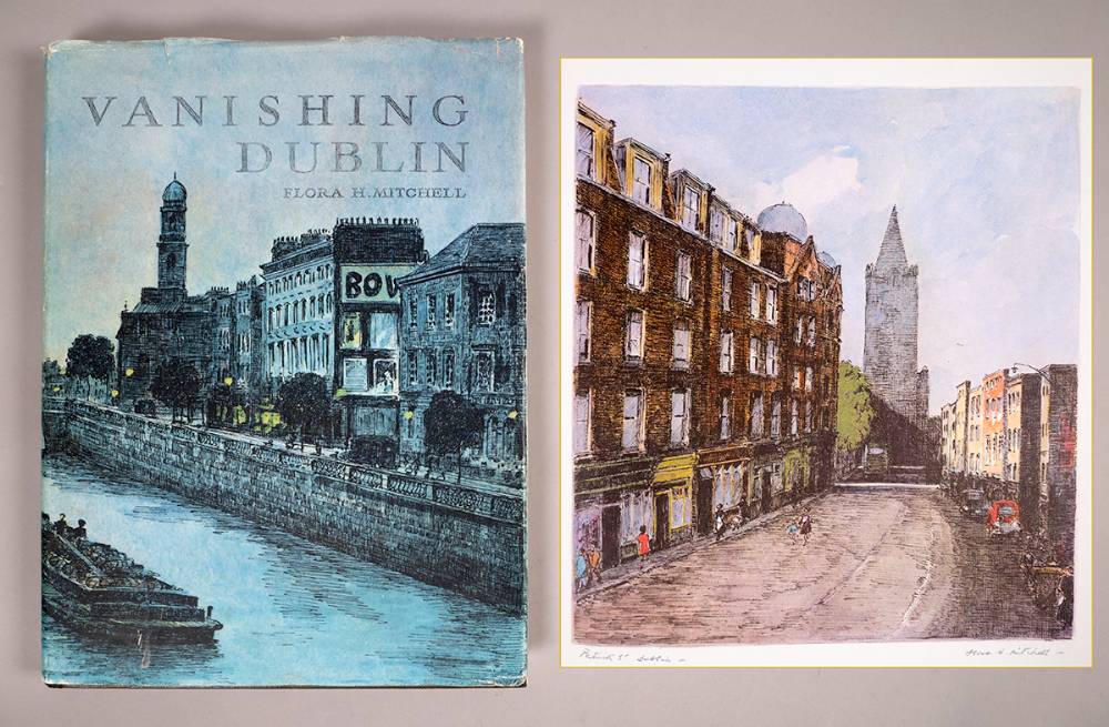VANISHING DUBLIN, 1966 by Flora H. Mitchell sold for 320 at Whyte's Auctions