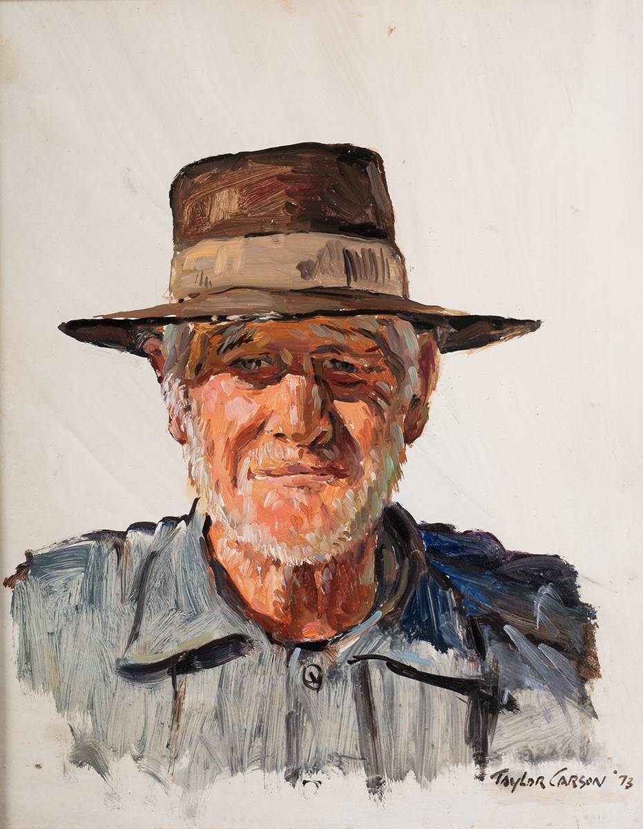 ALGARVE FARMER, 1973 by Robert Taylor Carson sold for 520 at Whyte's Auctions