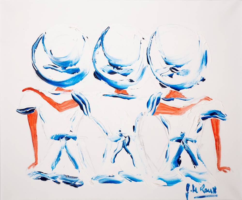 THREE WOMEN by Grard le Roux sold for 250 at Whyte's Auctions