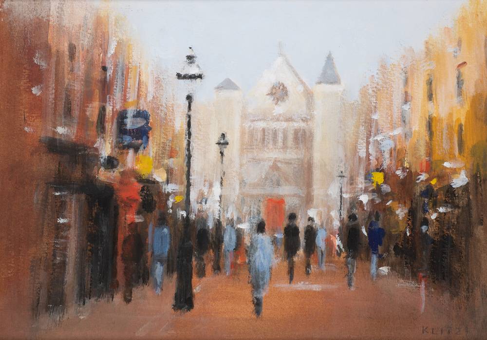 SOUTH ANNE STREET, DUBLIN by Anthony Robert Klitz sold for 500 at Whyte's Auctions