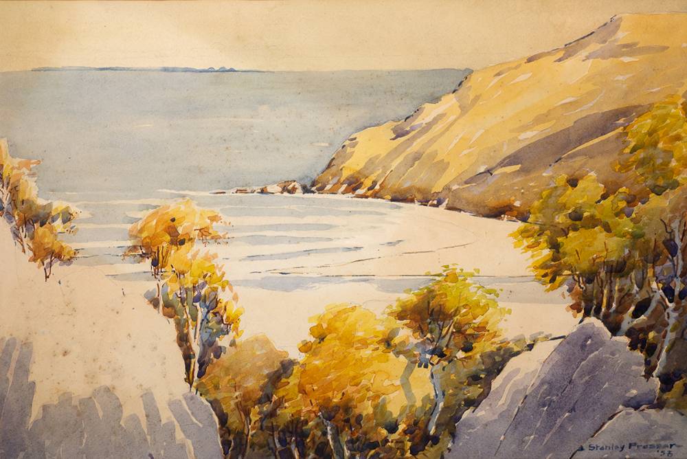 COASTAL SCENE, 1953 by James Stanley Prosser (1887-1959) at Whyte's Auctions