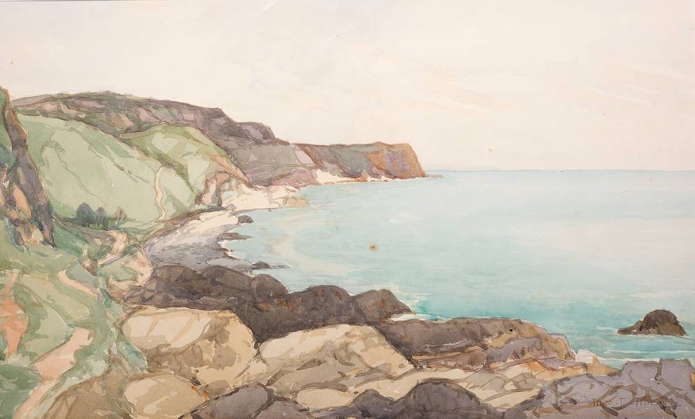 COASTAL SCENE by Theodore James Gracey RUA (1895-1959) at Whyte's Auctions
