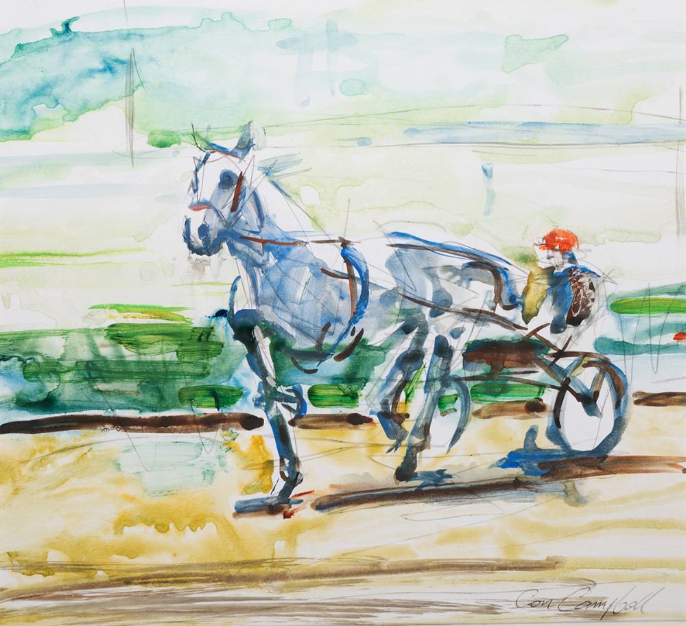 THE RACING TRAP by Con Campbell sold for 130 at Whyte's Auctions