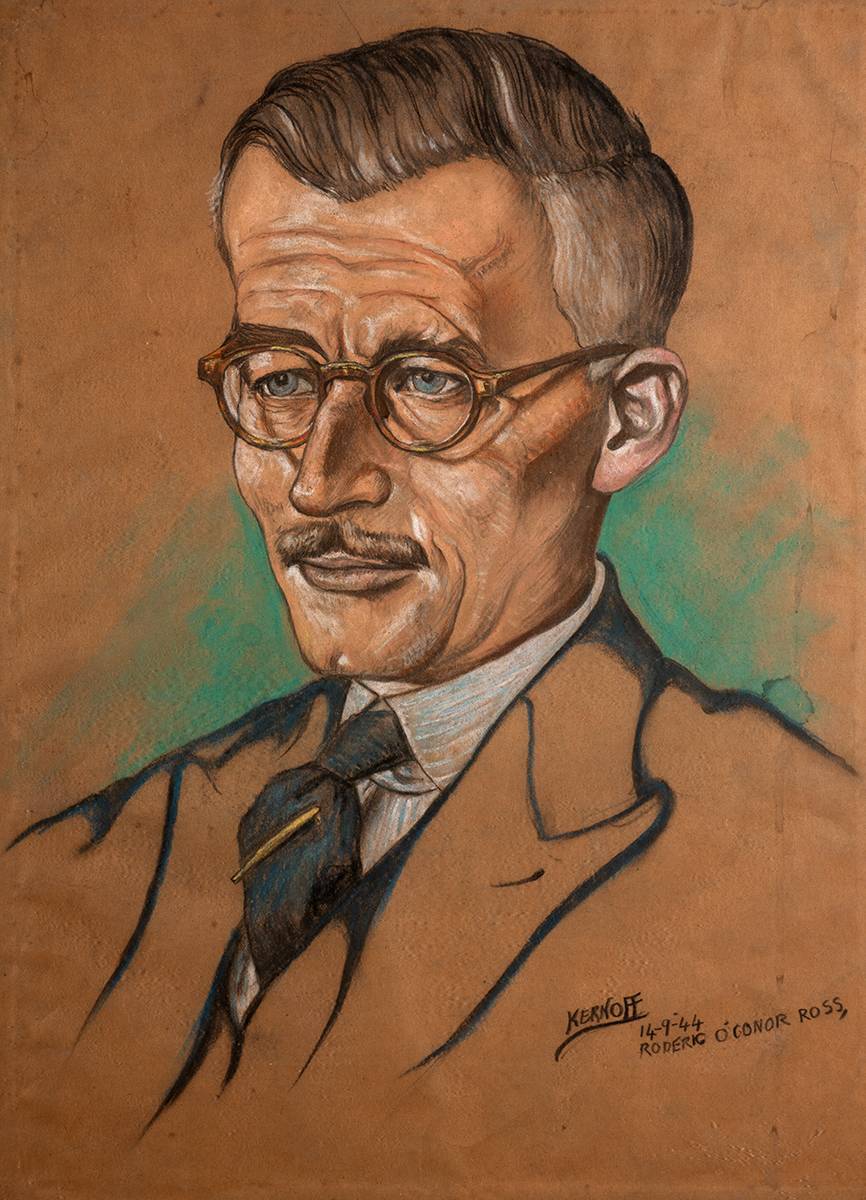 PORTRAIT OF RODERIC O'CONOR ROSS, 1944 by Harry Kernoff RHA (1900-1974) at Whyte's Auctions
