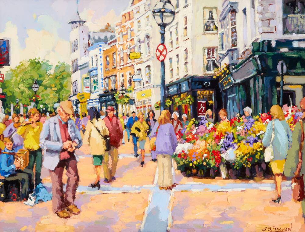GRAFTON STREET, DUBLIN by James S. Brohan sold for 3,000 at Whyte's Auctions