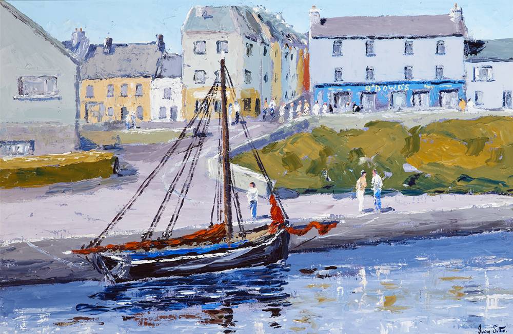 O'DOWD'S SEAFOOD BAR AND RESTAURANT, ROUNDSTONE, COUNTY GALWAY by Ivan Sutton sold for 1,400 at Whyte's Auctions