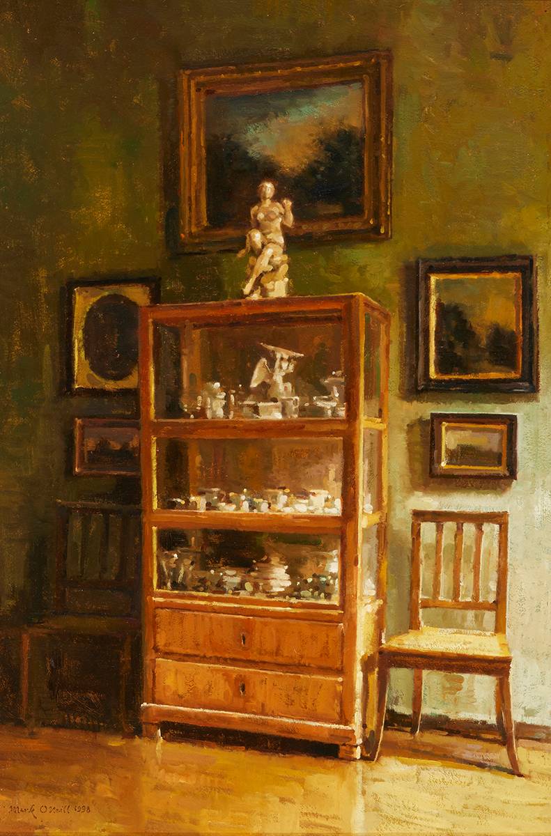 CHINA CABINET, 1998 by Mark O'Neill sold for 2,900 at Whyte's Auctions