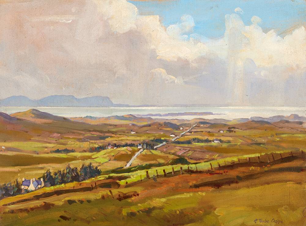 VIEW OF DONEGAL BAY TOWARDS BENBULBEN by Robert Taylor Carson HRUA (1919-2008) at Whyte's Auctions
