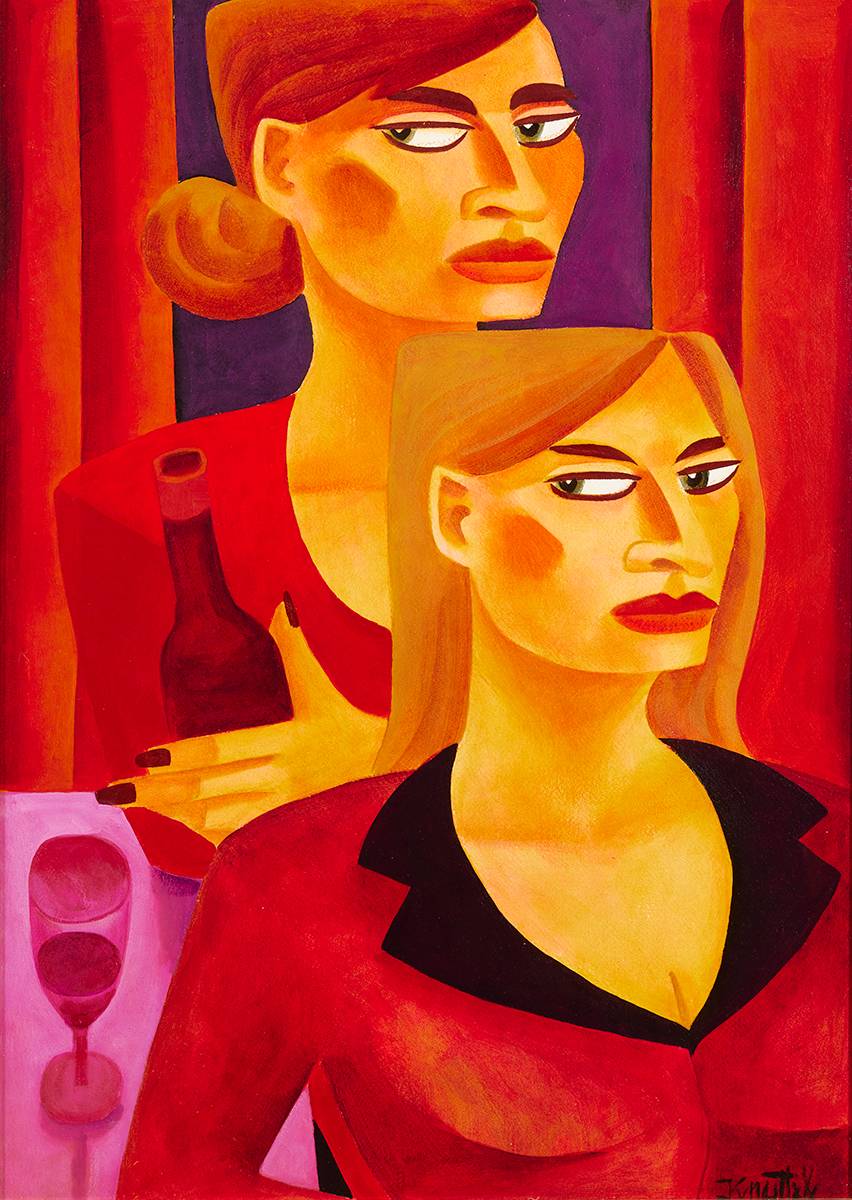 TWO LADIES by Graham Knuttel (1954-2023) at Whyte's Auctions