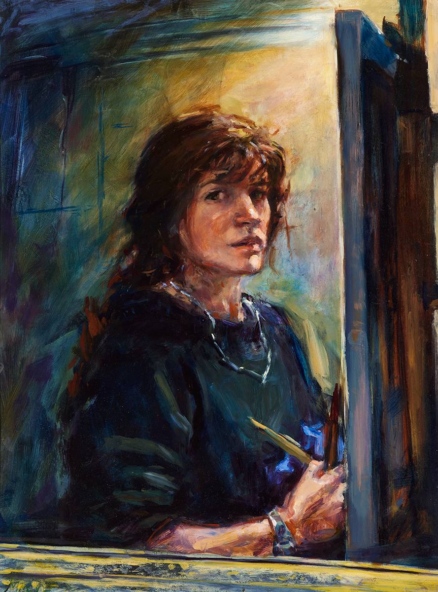 SELF PORTRAIT, c.1995 by Maeve McCarthy ARHA (b.1964) at Whyte's Auctions