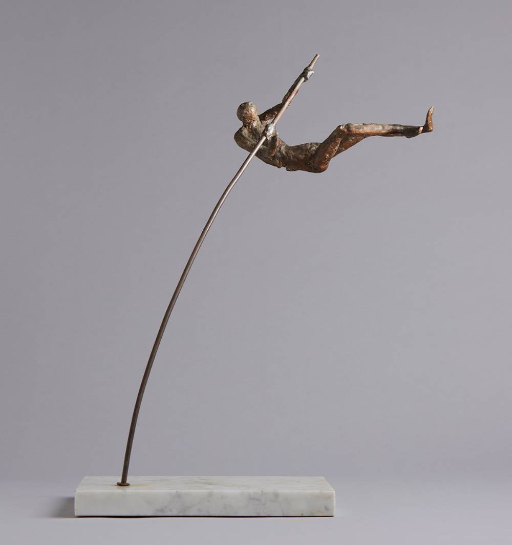 THE POLE VAULTER by John Behan RHA (b.1938) at Whyte's Auctions
