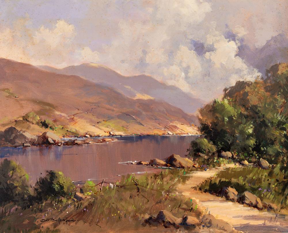 LOUGH ESKE, COUNTY DONEGAL by George K. Gillespie RUA (1924-1995) at Whyte's Auctions
