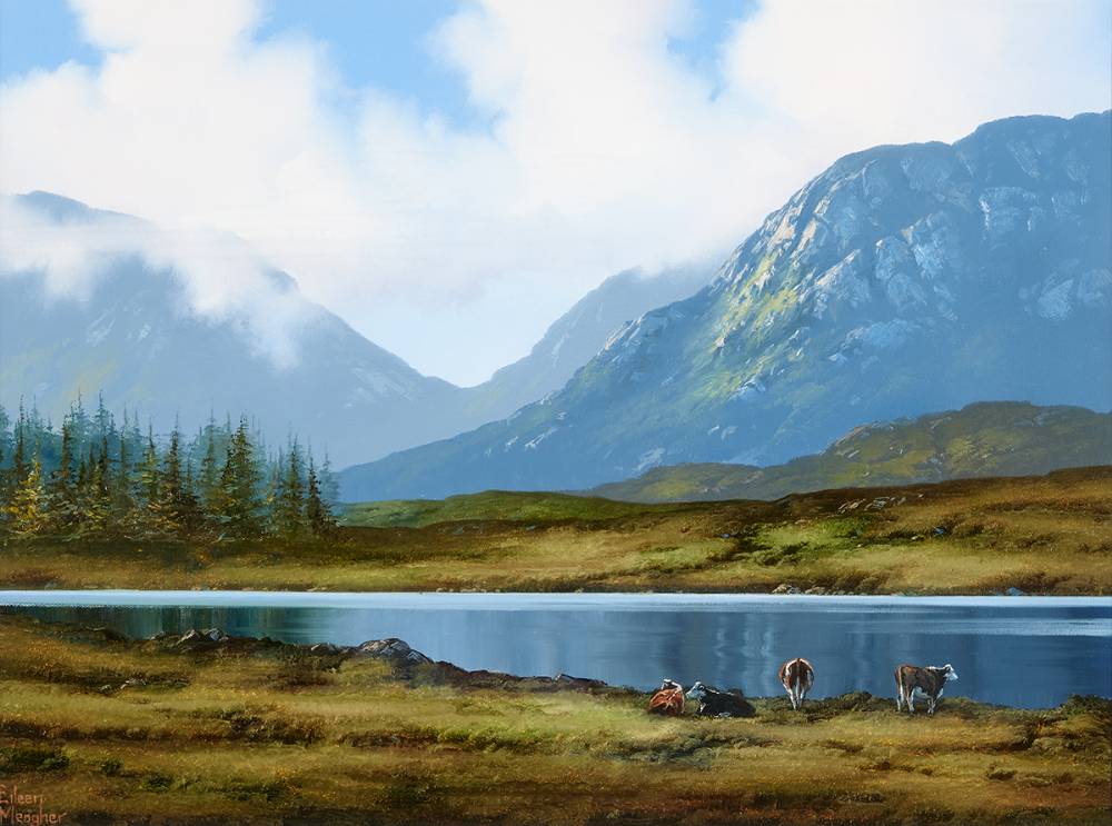 INAGH VALLEY, CONNEMARA, 2002 by Eileen Meagher (b.1946) at Whyte's Auctions