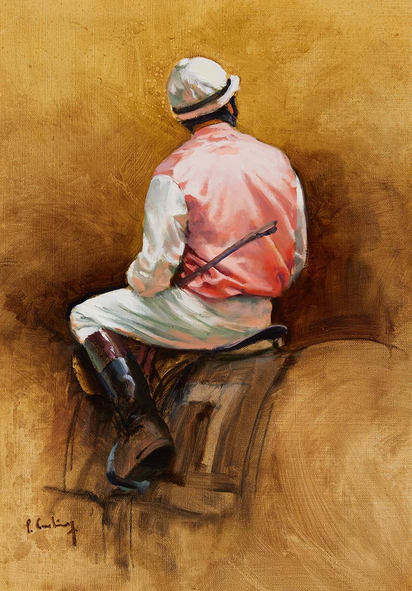 JOCKEY STUDY by Peter Curling (b.1955) at Whyte's Auctions