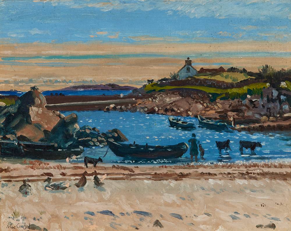 ERELOUGH, CONNEMARA, 1954 by Maurice MacGonigal sold for 1,500 at Whyte's Auctions