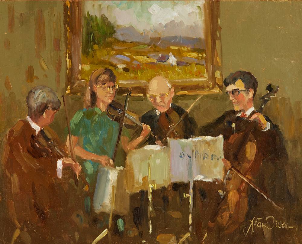 STRING QUARTET by Liam Treacy (1934-2004) at Whyte's Auctions