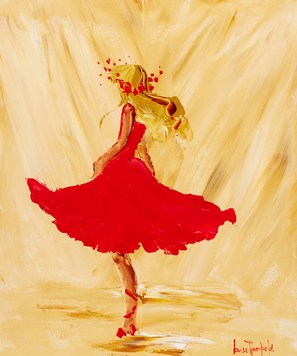 THE DANCER IN RED, 2006 by Louise Mansfield (1950-2018) at Whyte's Auctions