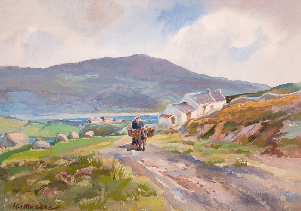 ABOVE DUNFANAGHY, COUNTY DONEGAL by Kathleen Isabella Mackie ARUA (1899-1996) at Whyte's Auctions