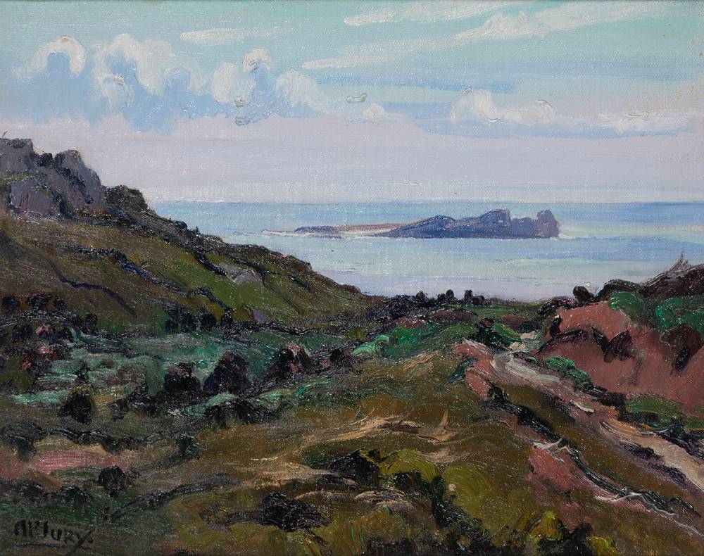 TOWARD TORY ISLAND, COUNTY DONEGAL by Anne Primrose Jury RUA (1907-1995) at Whyte's Auctions
