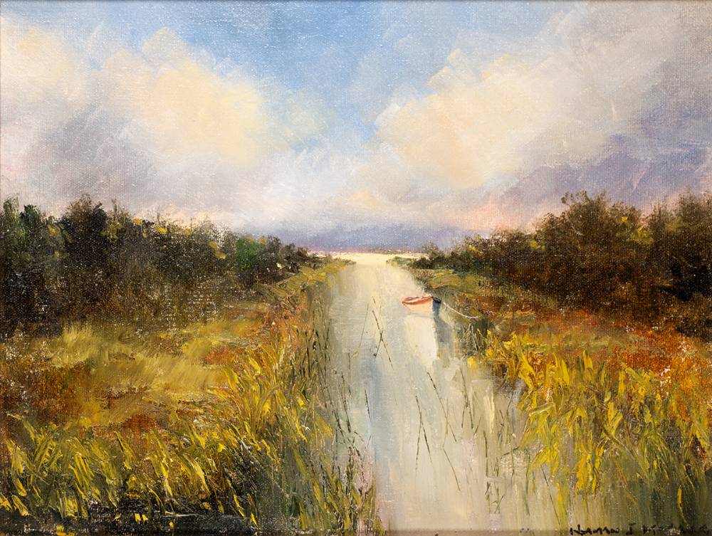 LOWER LAKE, WATERVILLE, COUNTY KERRY by Norman J. McCaig sold for 750 at Whyte's Auctions