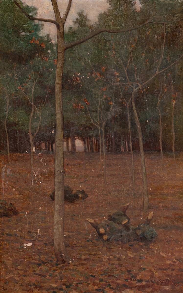 SAPLINGS, 1899 by Benjamin Haughton (British, 1865-1924) at Whyte's Auctions