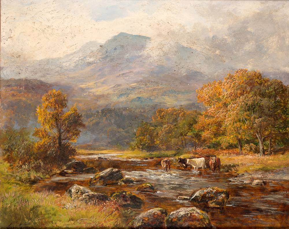 ON THE LLYGWY, NORTH WALES by George Turner (British, 1843-1910) at Whyte's Auctions