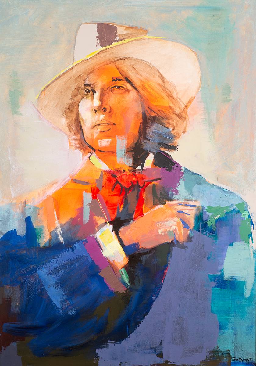 PORTRAIT OF OSCAR WILDE by Tom Byrne (b.1962) at Whyte's Auctions